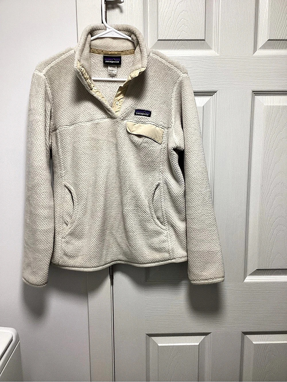 Patagonia Women's Re-Tool Snap-T Pullover Cream Medium